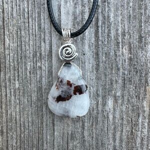 Siderite in Cryolite Necklace